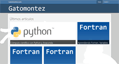 Desktop Screenshot of gatomontez.com